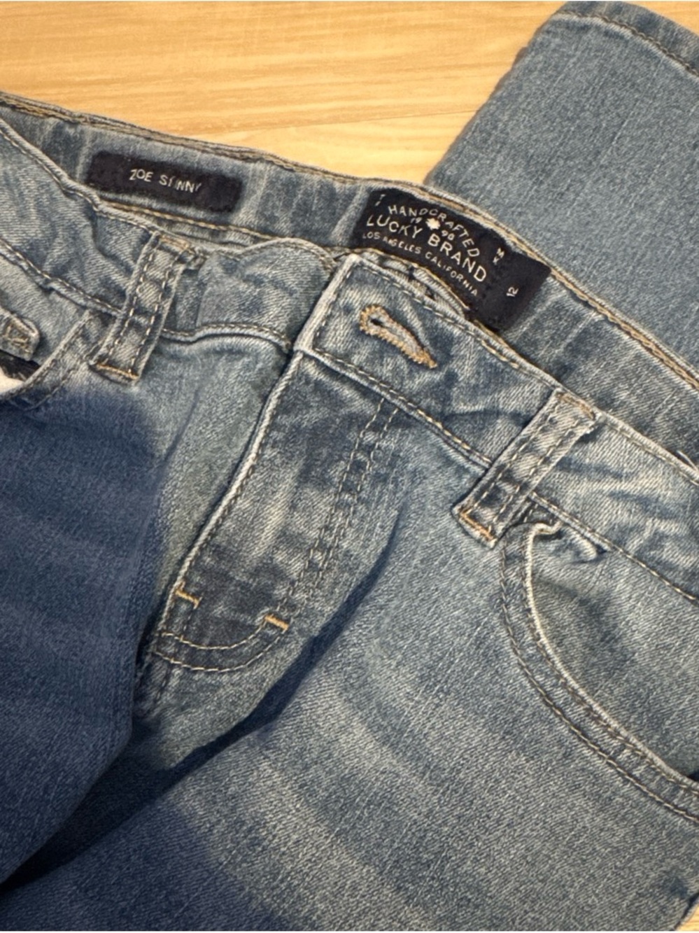 Lucky Brand Zoe Skinny Jeans - Medium Blue Wash